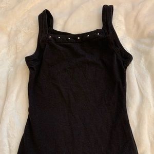 Girls Black Freestyle Biketard